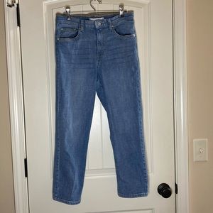 Juniors Ella Moss High Waist Straight Jeans Blue 8/29 NWOT